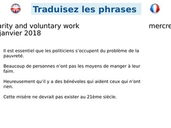 Charity and voluntary work