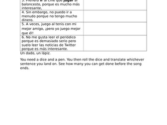 One pen one die free time activities