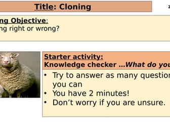 Cloning