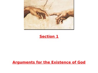 Edexcel RS GCSE - Arguments for the Existence of God Revision Notes