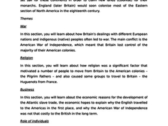 GCSE 9-1 Migration, Empires and People - Looking West Revision Guide