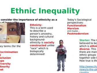 Ethnic Inequality