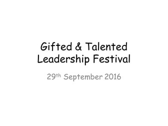 Leadership powerpoint - how to be a leader