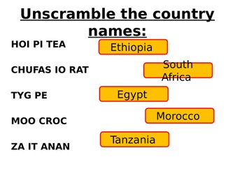 KS3 Geography - Africa (Lessons 5-8)