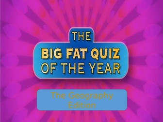 Big Fat Quiz of the Year - Geography Edition