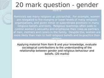 AQA Sociology Beliefs Ethnicity and Religion