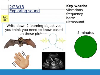 Sound waves and frequency