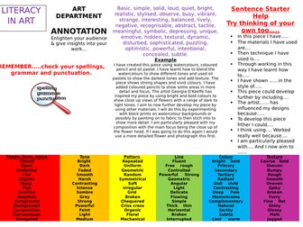 ART & DESIGN LITERACY MAT - Annotation
