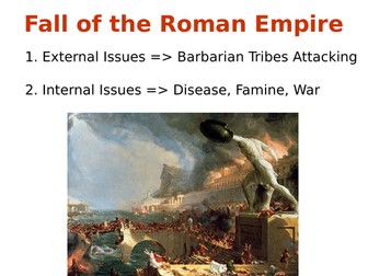 Fall of the Roman Empire PPT