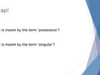 Year 4: Apostrophes of Possession