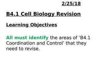 AQA B4.1 Cell Biology GCSE Revision Lesson