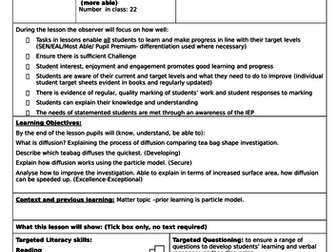 DIFFUSION TEA BAG INVESTIGATION