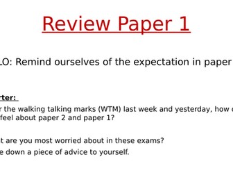 AQA paper 1 section A