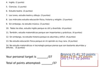 Las asignaturas - School subjects in Spanish - Viva 1 Module 3