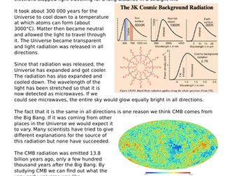 The Big Bang - OCR P8 Global Challenges 8.3