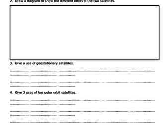 The Solar system and satellites - OCR P8 Global Challenges 8.3