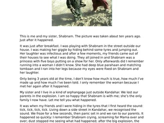 GCSE English AQA 9-1 Exploring Structure and linking it to Creative Writing