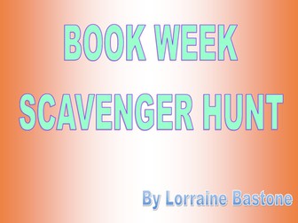 Book Week Scavenger Hunt