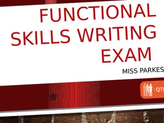 How to pass English Functional Skills Writing Exam