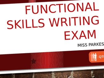 How to pass English Functional Skills Writing Exam