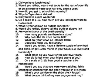 Questionnaires (everything you need to know)