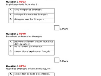Integration and asylum in France - listening exercise