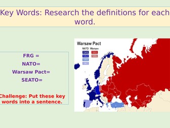AQA Cold War Year 12- Global War unit (7 lessons, resources and SOW)