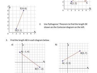 Pythagoras' Theorem and Coordinates
