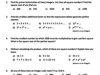 Roots and Prime Factorisation