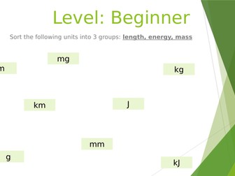 GCSE Physics units and conversions