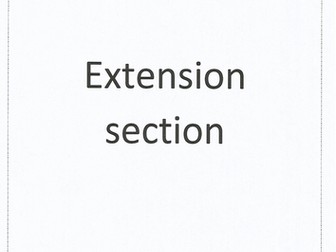 Edexcel one mark and two mark booklets for revision