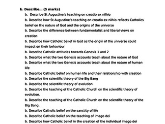 EDUQAS Religious Studies Route B Example GCSE Questions