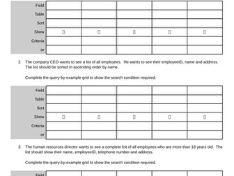 Database Query-by-example