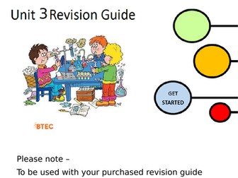 New BTEC National Applied Science Unit 3 Revision guide