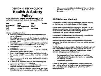 Workshop Behaviour Contract