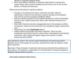 Migration, Identity and Sovereignty A2 Geography Edexcel