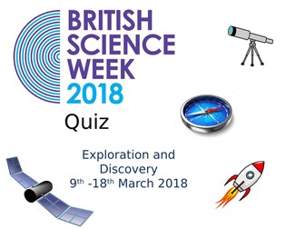Science week 2018 bundle: Assembly, Quiz & Anagram treasure hunt