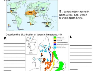 full SOW gcse geography statistics data ocr aqa edexcel 1-9 mapping ...