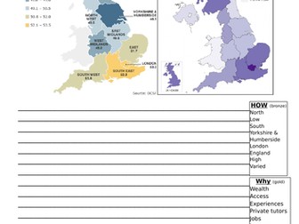 full SOW gcse geography statistics data ocr aqa edexcel 1-9 mapping ...