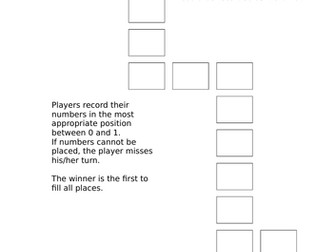 DEECD Place value game