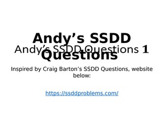 Andy's SSDD Questions 1