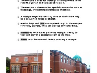 Five Pillars of Islam - KS3 - AQA Style Assessment - Mark scheme + Flightpath + Progress Indicator