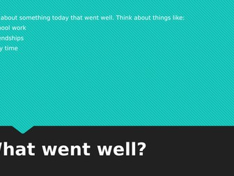 Wellbeing - Reflection Journal Activities