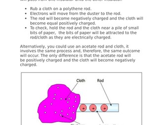 Year 11 iGCSE Physics Revision Notes - non numerical experiments