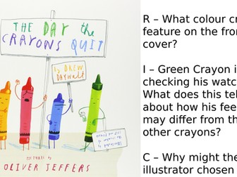 Year 5/6 Whole Class Guided Reading Picture Book Starters - Reading with RIC