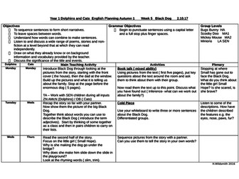 Black Dog Levi Pinfold Year 1 Literacy planning