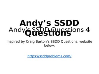 Andy's SSDD Questions 4  - Hobbies