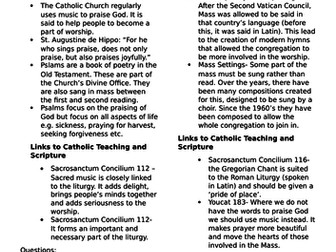 AQA Religious Studies B Triune God Revision