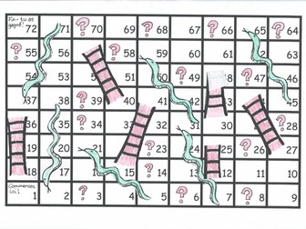 Snakes and Ladders Template