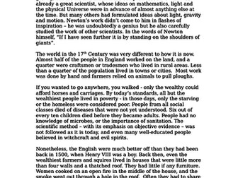 Isaac Newton - A sample chapter from 'Standing on the Shoulders of Giants'